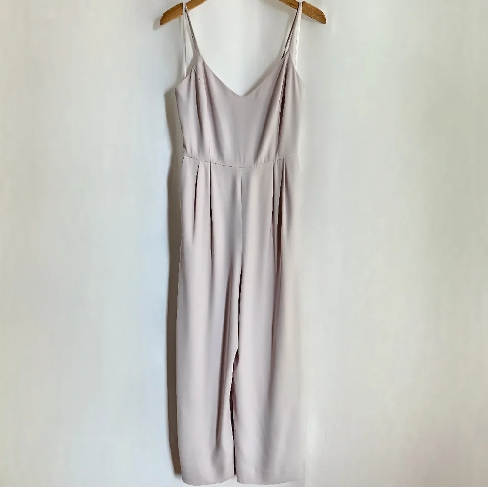 🇨🇦 Aritzia Babaton Light Purple Sleeveless Crepe Jumpsuit - Picture 5 of 14